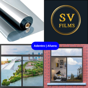 FILMS ESPEJADO SILVER ROLLO 1.52 X 30MTS VT06%-UVR88%-IRR98% 2Mil Thicknes